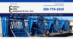 Desktop Screenshot of cattleaccattleequip.com